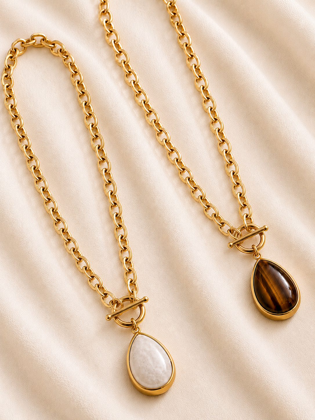 Doppia Protect Necklace - Gold